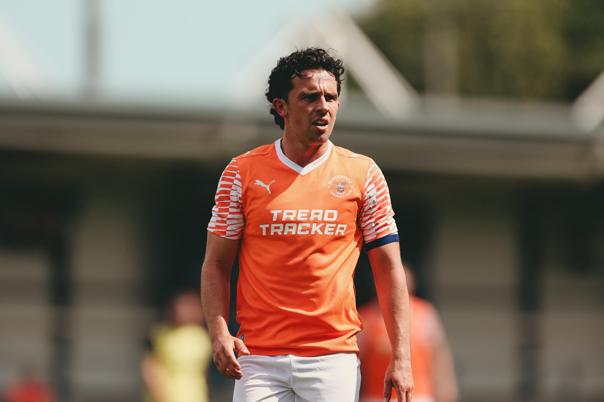 Calf injury keeps out Blackpool midfielder as team-mates make progress in their returns from injury