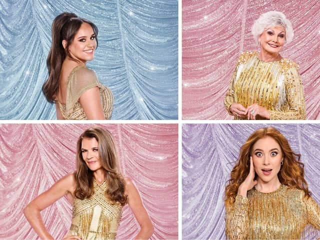 Clockwise from top left: Ellie Leach,  Angela Rippon, Angela Scanlon and Annabel Croft. Images: BBC