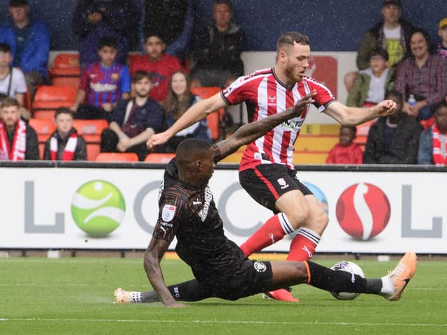 Marvin Ekpiteta conceded a penalty in the early stages (Photographer Chris Vaughan/CameraSport)