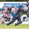 Lancashire's Josh Bohannon hit a century when they beat Kent Spitfires at Stanley Park in August Picture: Daniel Martino