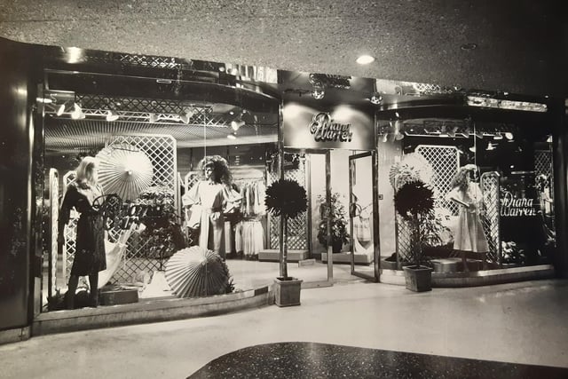 Diana Warren was a fashion boutique. The Blackpool store is pictured here in the Houndshill in July 1984
