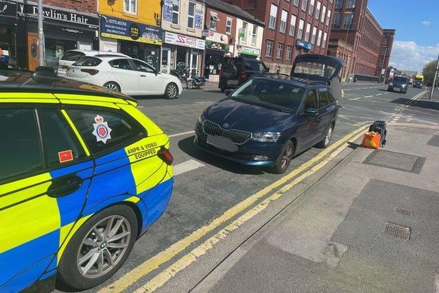 This Skoda was stopped in New Hall Lane, Preston.
The driver had leased the vehicle but failed to make any payments since 2021.
The vehicle has been seized and returned back to the leasing company. The driver also had no licence or insurance and has been reported to court.