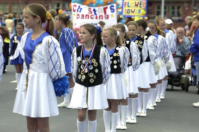Another photo of Fleetwood Royalettes in the parade