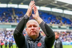 Stephen Crainey spoke after Fleetwood Town's defeat on Saturday Picture: Sam Fielding/PRiME Media Images Limited