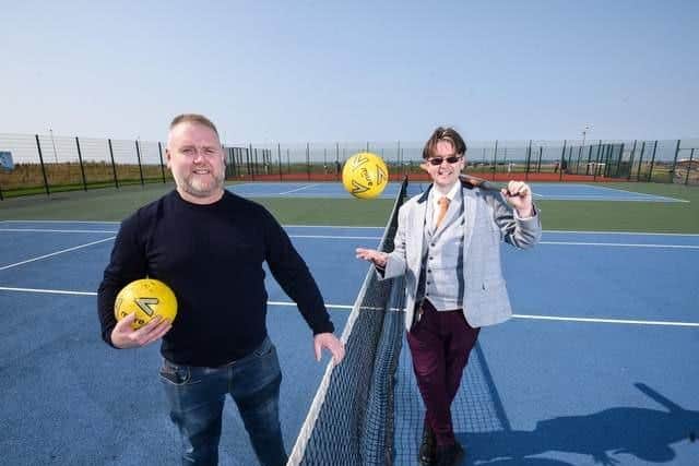 Coun Wilshaw (left) and Coun Galley have launched a free sports programme