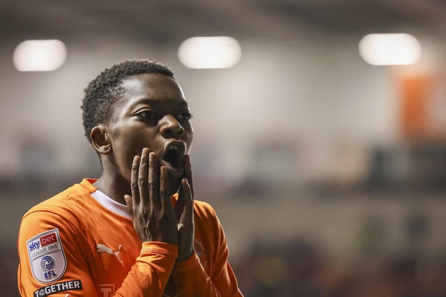 It was Karamoko Dembele's best performance so far for the Seasiders. 
The attacker featured for 66 minutes, and looked bright throughout. 
He had already hit the crossbar by the time he had got Blackpool's third goal of the night.