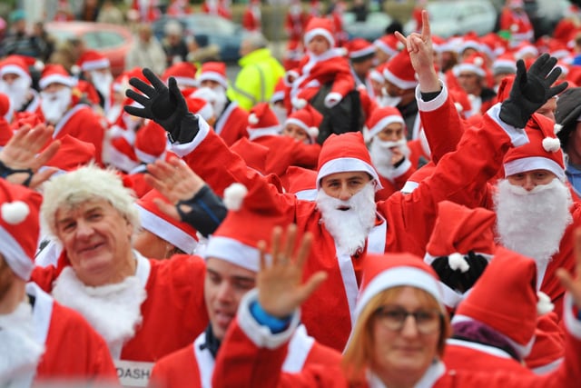 More than 1,800 Santas have raised at least £35,000 for Brian House Children's Hospice