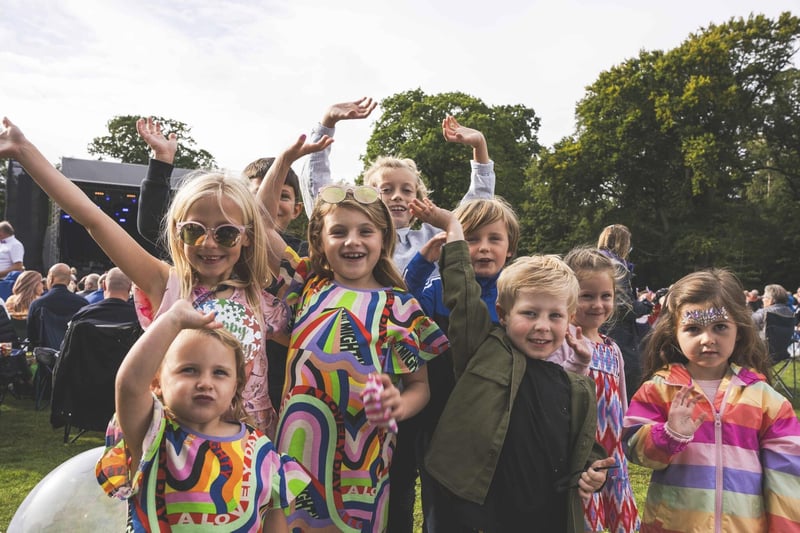 Youngsters enjoy the atmosphere at Lytham Proms
