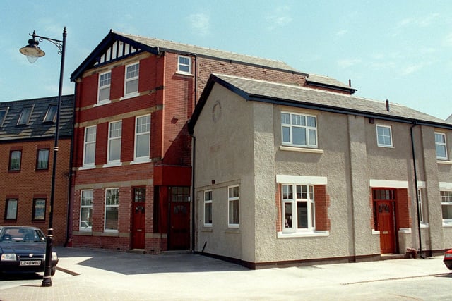 The old lifeboat house was one of two buildings renovated in Pharos Street, 1998
