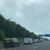 A “police incident” closed the M55 in both directions near junction 4 (Credit: @LancsRoadPolice)