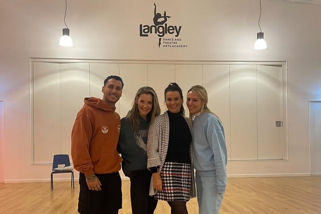 Helen and Gorka at Blackpool's Langley Dance Academy