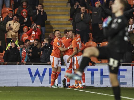 Blackpool overcame Bristol Rovers in their final home game of the year