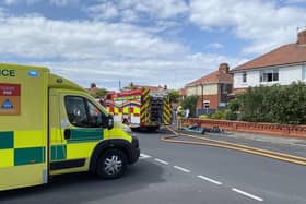 Emergency services were spotted responding to an incident at a home in Chester Avenue, Cleveleys