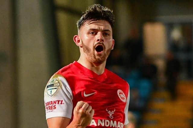 Bonis has scored 15 goals for Larne this season