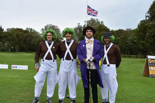 Golfers at the Thatched House Golf Society's 2020 event