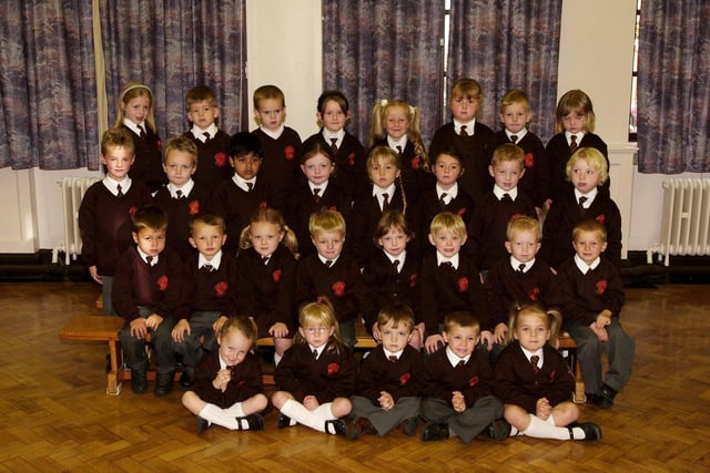 Reception Class at Roseacre Primary School, 2003