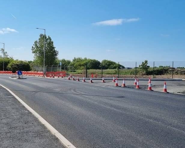 Temporary traffic lights will to return to Common Edge Road as a footpath is resurfaced (Credit: Blackpool Council)