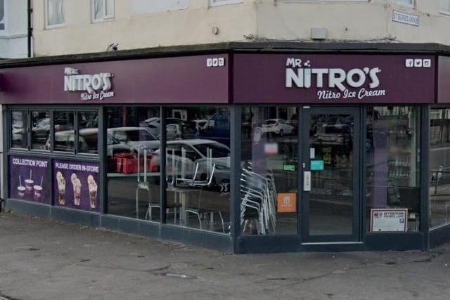 Mr Nitro's in Cleveleys specialise in real home-made dairy ice cream, award winning milkshakes, freshly prepared waffles & crepes and a wide range of confectionery.