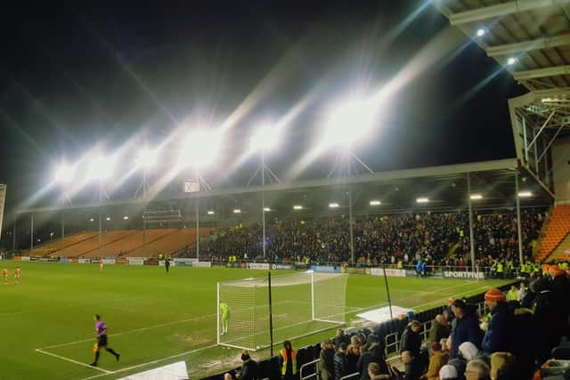 The temporary East Stand is due to be replace