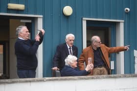 105th birthday of veteran Ernest Horsfall at Blackpool Airport