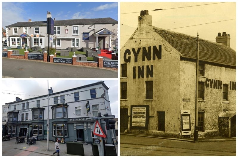 The Washington, the No3 and an old shot of the Gynn Inn are among Blackpool's oldest pubs