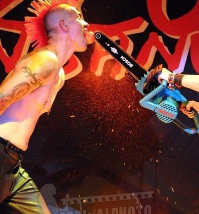 Chainsaw in the Face