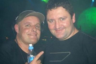 DJ Dave Pearce on the left in this picture