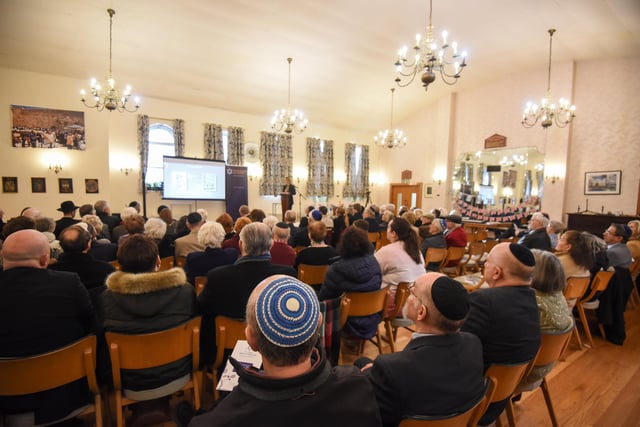 Seats were filled as many attended the Holocaust Memorial Day