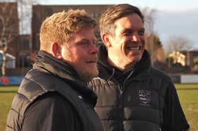 Fylde RFC joint-bosses Alex Loney and Chris Briers take their players to Leeds Tykes Picture: Chris Farrow/Fylde RFC