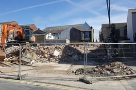 The demolition site on Alfred Street