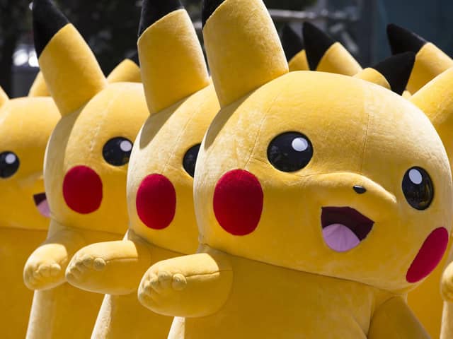 Pokemon characters, like those pictured, are among toy deals at Aldi (Photo by Tomohiro Ohsumi/Getty Images)