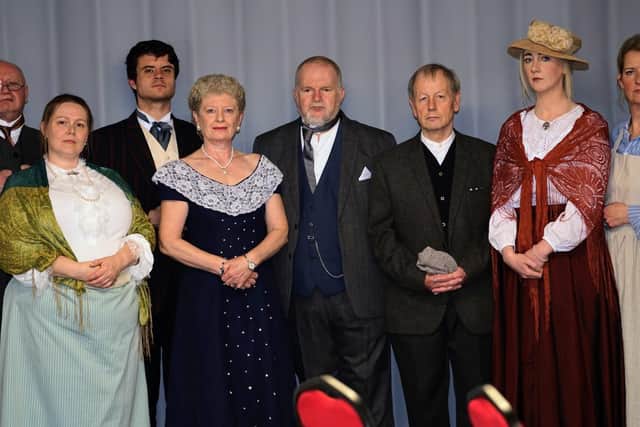 The cast of Poulton Drama's Hindle Wakes