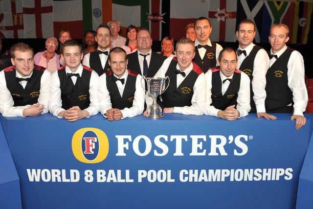 WEPF Pool Finals Imperial HotelVictorious England Pool team after defeating Australia