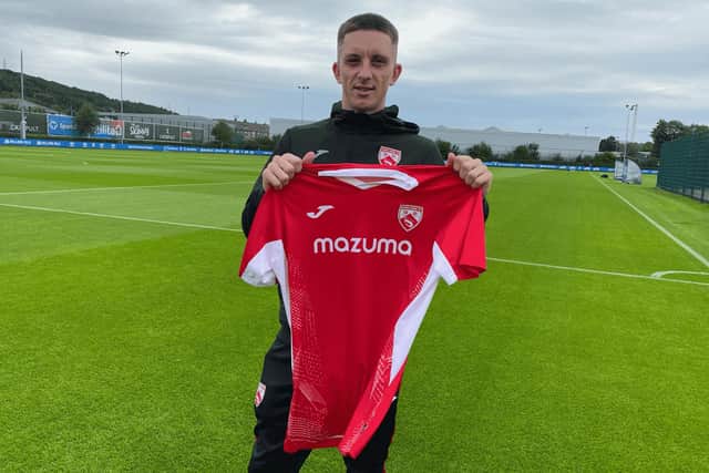 Ash Hunter has become Morecambe's latest signing Picture: Morecambe FC