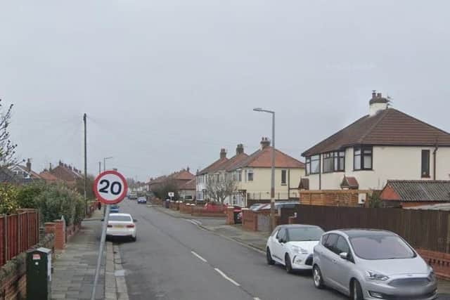 Police were called to a report a car had been set on fire in Devonshire Avenue, Thornton (Credit: Google)