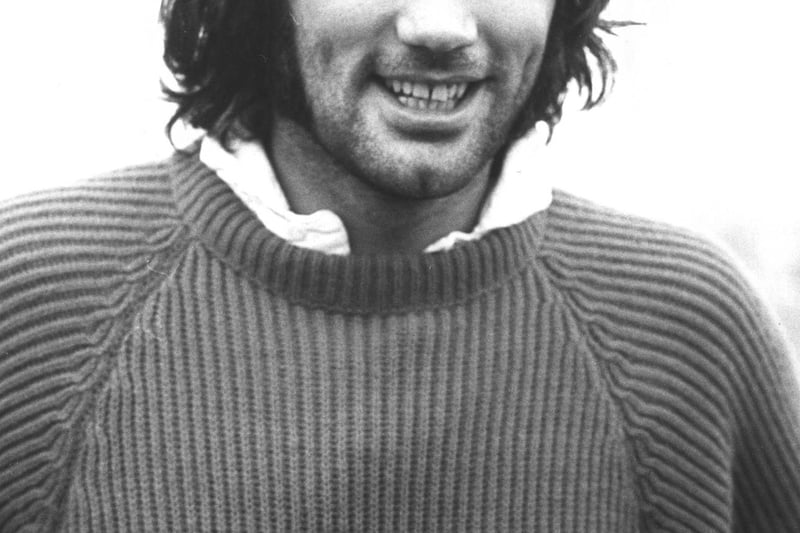 George Best caught in training in Blackpool by an Evening Gazette photographer in 1970

