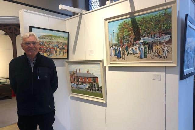 Lytham artist Tony Fowler, who has an exhibition called 'A Family in Art' at Lytham Heritage Centre