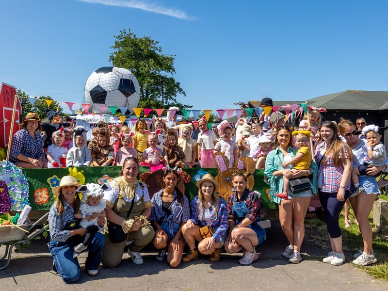 Members of the Kids Planet Nursery during Poulton Gala