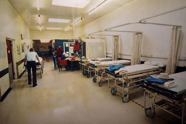 Inside the casualty unit in 1991