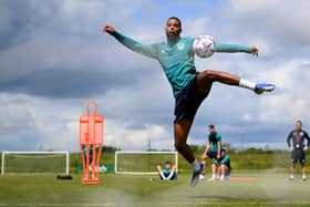 Hamilton in training with the Republic of Ireland