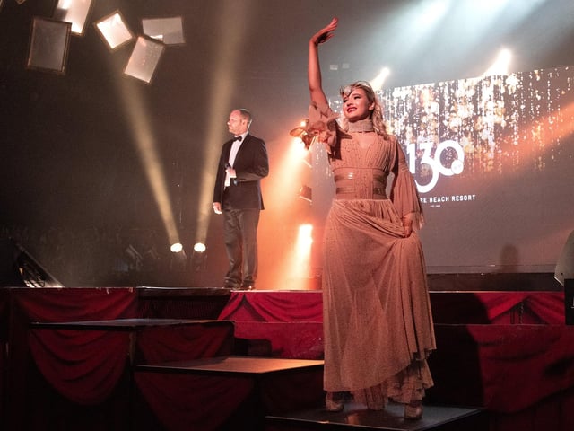 Performers at the Pleasure Beach season launch event.