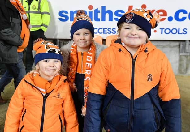 Seasiders supporters braved the cold on Wednesday night for the FA Cup replay against Nottingham Forest.