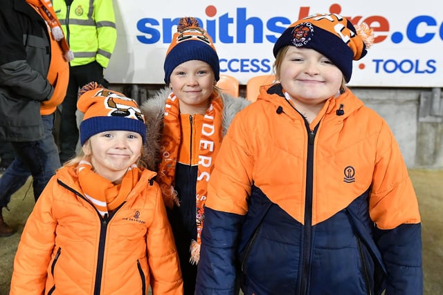 Seasiders supporters braved the cold on Wednesday night for the FA Cup replay against Nottingham Forest.