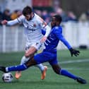 Match action from AFC Fylde's clash at Aveley