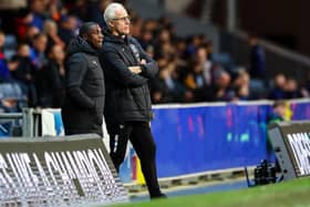 McCarthy and his assistant Terry Connor watch on during Tuesday night's defeat at Ewood Park