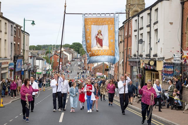 The Kirkham and Wesham Club Day procession through the streets is a key part of an event which has a long history