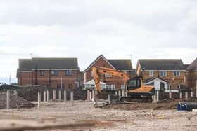 More than 40 new homes are being built on land off Broadway in Fleetwood