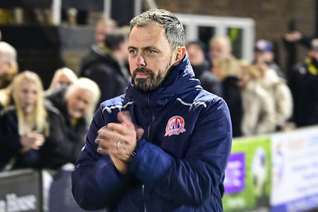 AFC Fylde head coach Craig Mahon Photo: Steve McLellan