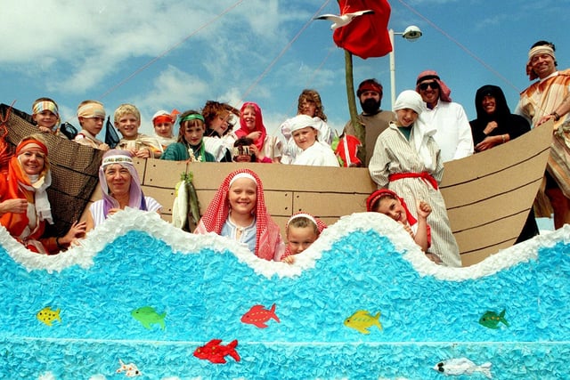 St Peter's Sunday School float at Fleetwood Carnival parade