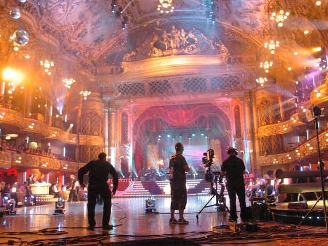Filming Strictly Come Dancing at the Tower Ballroom in 2004